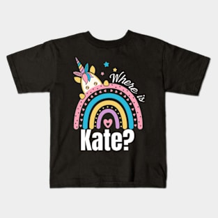 Where-is-Kate? Kids T-Shirt